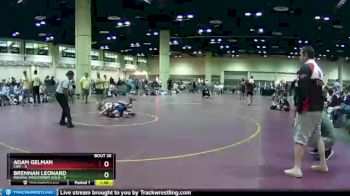106 lbs Round 6 (10 Team) - Brennan Leonard, Indiana Smackdown Gold vs Adam Gelman, CWC