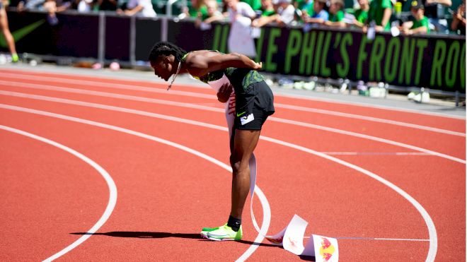 Taylor Beats Olympic Champion Tebogo, Runs 19.75 High School Record at Prefontaine Classic