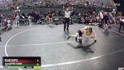 95 lbs Round 5 (6 Team) - Blaze Burch, Oklahoma Elite vs Schaeffer Ashby, Utah