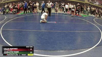 140 lbs Round 5 - Callia Martinez, Montrose Elite vs Charlotte Toone, Fremont Wrestling Club