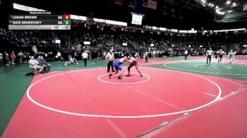 192 lbs Champ. Round 1 - Logan Brown, Unattached vs Nate Brunovsky, Unattached