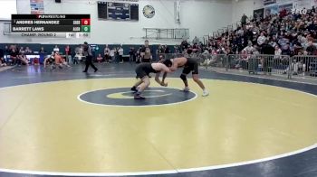 190 lbs Champ. Round 2 - Andres Hernandez, Sherwood vs Barrett Laws, Aloha