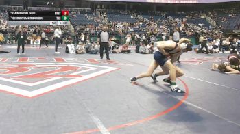 4A 132 lbs 1st Place Match - Christian Riddick, First Flight High School vs Cameron Gue, Mount Pleasant High School
