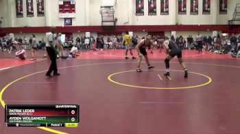 165 lbs Quarterfinal - Patrik Leder, Simon Fraser (B.C.) vs Ayden Wolgamott, Southern Oregon