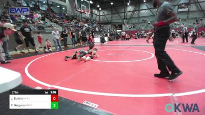 67 lbs Rr Rnd 1 - Lincoln Evans, Hilldale Youth Wrestling Club vs Ronald Rogers, Red Ryder Wrestling Club