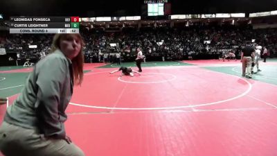 138 lbs Cons. Round 4 - Leonidas Fonseca, BKV1 vs Curtis Leightner, MED1