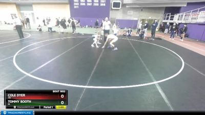 106 lbs Cons. Round 3 - Tommy Booth, IA vs Cole Dyer, TN