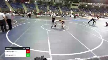 81 lbs Rr Rnd 2 - Pain Martinez, CrossFace WC vs Hayes Ingram, Bear Cave