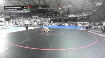 Boys 2A 113 lbs Quarterfinal - Brian Salinas Ramos, Fife vs Ryder Lessard, Aberdeen