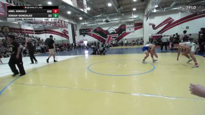 132 lbs Cons. Round 3 - Josiah Gonzalez, ASG Wrestling vs Abel Angulo, Desert Warriors
