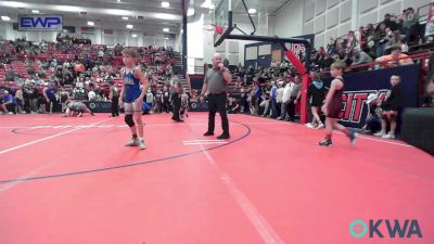 73 lbs Round Of 16 - Waylon Rowell, Elgin Wrestling vs Beckett Enders, Kansas Young Guns