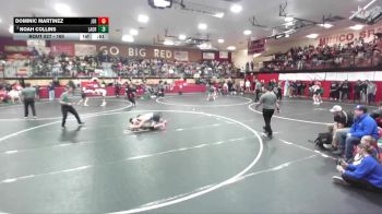 165 lbs 5th Place Match - Noah Collins, La Grande vs Dominic Martinez, Jerome