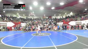 115 lbs Champ. Round 2 - Maya Stringer, Franklin Central Wrestling Club vs Taylor Engelking, Columbus East