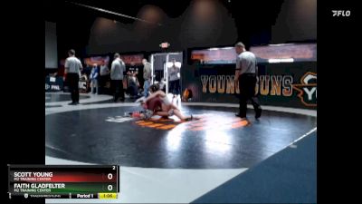 87-92 lbs Consolation Bracket - Scott Young, M2 Training Center vs Faith Gladfelter, M2 Training Center