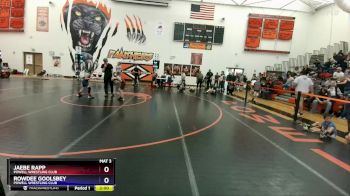 67-71 lbs 5th Place Match - JaeBe Rapp, Powell Wrestling Club vs Rowdee Goolsbey, Powell Wrestling Club