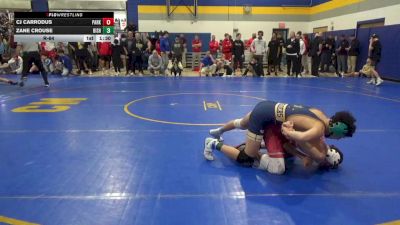 127 lbs R-64 - Cj Carrodus, Parkersburg-WV vs Zane Crouse, Bishop McDevitt