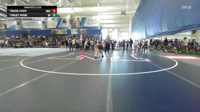 100 lbs Cons. Round 1 - Finley Rose, Mill Valley vs Reese Pope, Olathe North