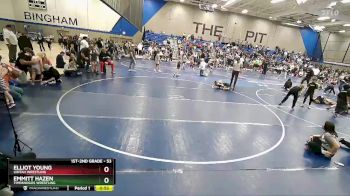 53 lbs Cons. Semi - Emmitt Hazen, Timpanogos Wrestling vs Elliot Young, Uintah Wrestling