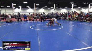 87 lbs Round 3 (8 Team) - Hayden Lauterback, New Jersey vs Tyler Verceles, Maryland