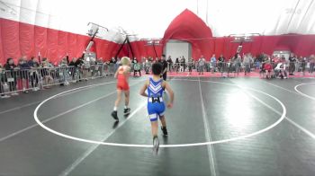 92 lbs Quarterfinal - Landon Piontek, Aviators Wrestling vs Manuel Diaz, RT Elite Wrestling