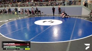 136 lbs Round 1 - Charlie Powers, Avalanche Wrestling Association vs Ethan Vankirk, Juneau Youth Wrestling Club Inc.