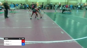 126 lbs Semifinal - Adaias Ortiz, Unattached vs Andres Rojas, Miami Wrestling Club