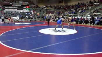 6A 175 lbs Semifinal - Luke Cornelison, Catholic High School For Boys vs Marcus Mounce, Rogers High School