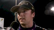 Jacob Denney Reacts After Winning USAC Midgets Chad McDaniel Memorial At Mitchell County
