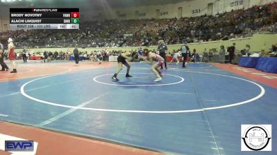 101 lbs Consi Of 64 #2 - Brody Novotny, Pawnee vs Alachi Linquist, Sand Springs Jr High