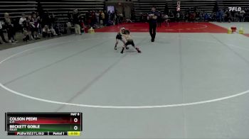 45 lbs Cons. Round 2 - Beckett Goble, Foley vs Colson Pedri, K-M