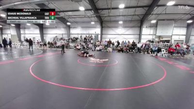 120 lbs Round 4 (16 Team) - Izaius McDonald, Cheyenne East vs Micheal Villafranca, Thompson Valley