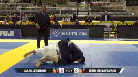 Carleak Antoine Brown vs Estevan Gabriel Reyes Friend 2025 Pan Jiu Jitsu IBJJF Championship