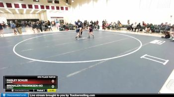 107 lbs 5th Place Match - Paisley Schlee, GMLOS vs Brenalen Fredriksen-Holm, Bemidji