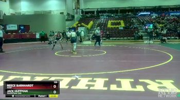 133 lbs Semifinal - Reece Barnhardt, Mary vs Jack Huffman, Augustana (SD)