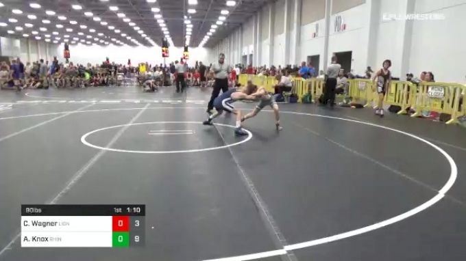 90 lbs Rr Rnd 2 - Cody Wagner, Lions Den Wrestling vs Anthony Knox, Rhino