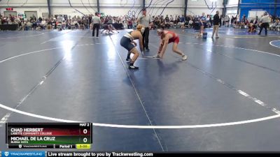 Elite 157 lbs Cons. Round 1 - Chad Herbert, Labette Community College vs Michael De La Cruz, Buena Vista