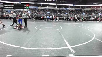 46 lbs Consi Of 4 - Vaughn Seibel, Belleville Little Devils vs Weston Rice, East Kansas Eagles