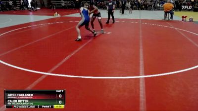 155 lbs Cons. Round 3 - Caleb Ritter, BBE (Belgrade/Brooten) vs Jayce Faulkner, Marshall/Lakeview/RTR