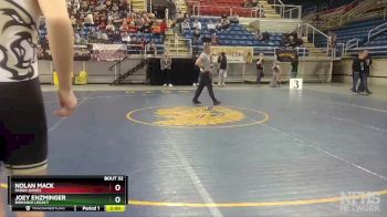 113 lbs Champ. Round 1 - Nolan Mack, Fargo Davies vs Joey Enzminger, Bismarck Legacy