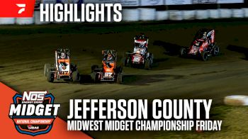 Highlights | 2026 USAC Midwest Midget Championship Friday at Jefferson County Speedway