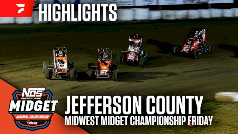 Highlights | 2026 USAC Midwest Midget Championship Friday at Jefferson County Speedway