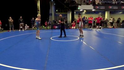 100 lbs Champ. Rd Of 16 - Manny Novelli, Avalanche Wrestling Association vs Hunter Gregg, Pennsylvania