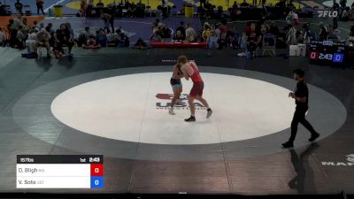 157 lbs Rnd Of 128 - Declan Bligh, MA vs Victor Soto, Ust