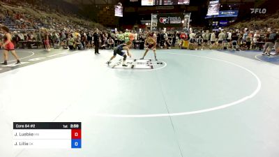 138 lbs Cons 64 #2 - Jacob Luebke, MN vs Jace Lillie, OK