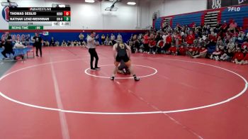 174 lbs Finals (2 Team) - Thomas Seglio, Huntingdon vs Nathan Lenz-Messman, Wisconsin-Oshkosh