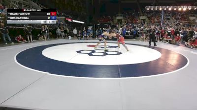 150 lbs 5th Place Match - Davis Parrow, MN vs Gus Cardinal, AZ