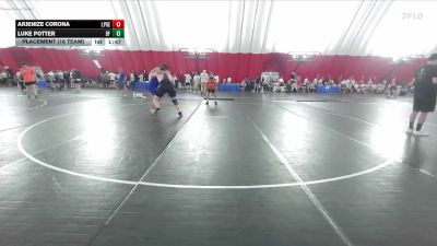 285 lbs Placement (16 Team) - Arjenize Corona, Long Prairie Grey Eagle Browerville Wolves vs Luke Potter, Buffalo