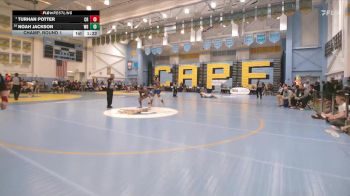 175 lbs Champ. Round 1 - Turhan Potter, Caesar Rodney H S vs Noah Jackson, Woodbridge H S