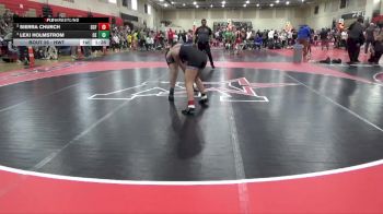 Round 1 - Sierra Church, St. Croix Falls vs Lexi Holmstrom, Chippewa Elite