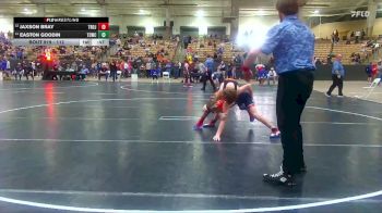 112 lbs Cons. Round 2 - Easton Goodin, Blackman Wrestling Club vs Jaxson Bray, Blackman Wrestling Club